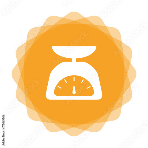App Icon gelb - Waage