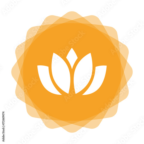 App Icon gelb - Lotusblüte