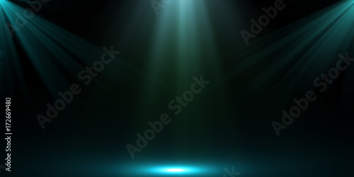 abstract of empty stage wit...