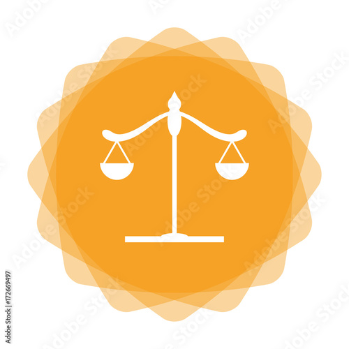App Icon gelb - Waage