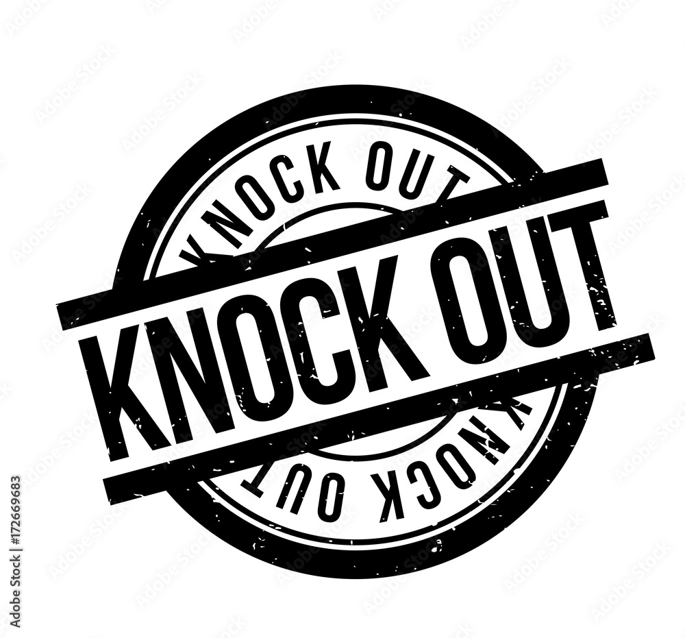 Knock Out rubber stamp. Grunge design with dust scratches. Effects can be easily removed for a clean, crisp look. Color is easily changed. Knock Out rubber stamp. Grunge design with dust scratches. Effects can be easily removed for a clean, crisp look. Color is easily changed.