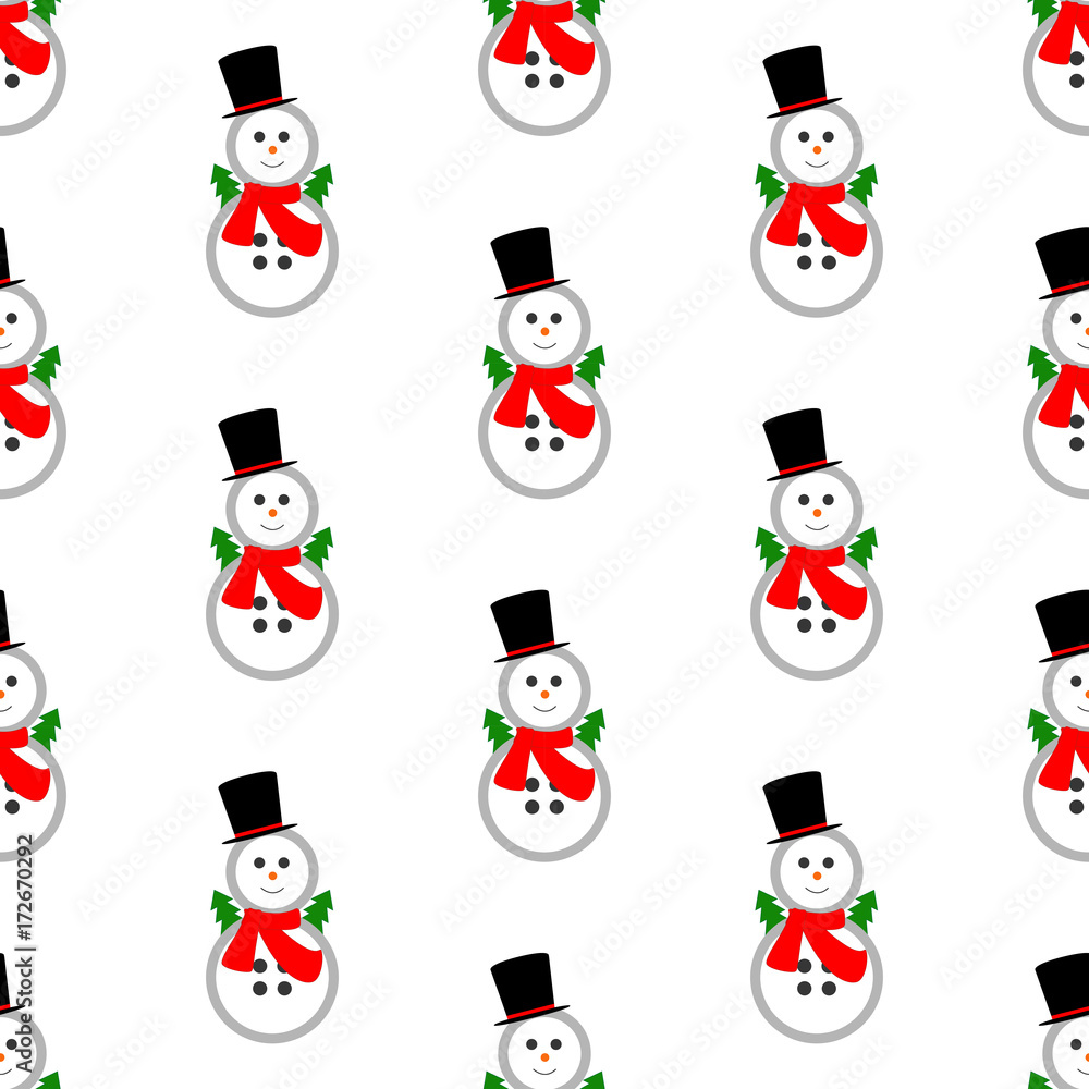 Snowman pattern illustration