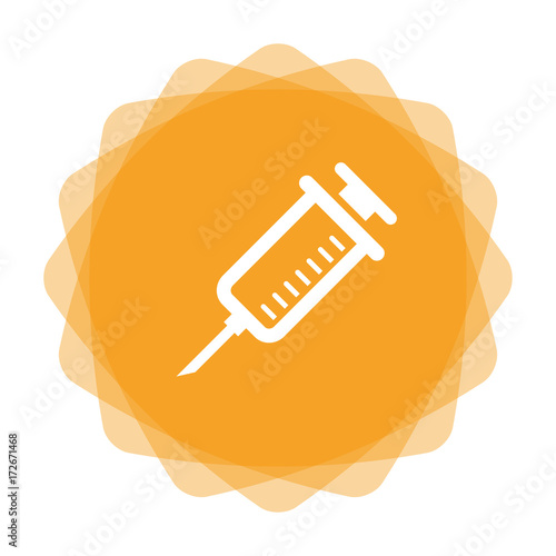 App Icon gelb - Spritze