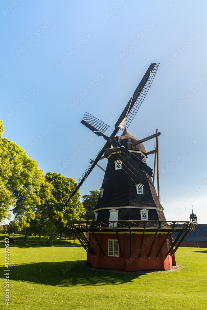 The windmill in he Kastellet in Copenhagen