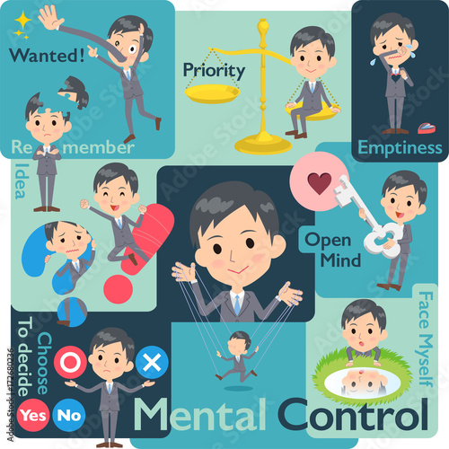 Gray Suit Businessman_Mental & volition