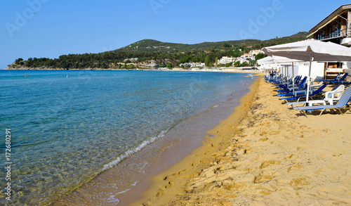 Kavala beach  Greece.