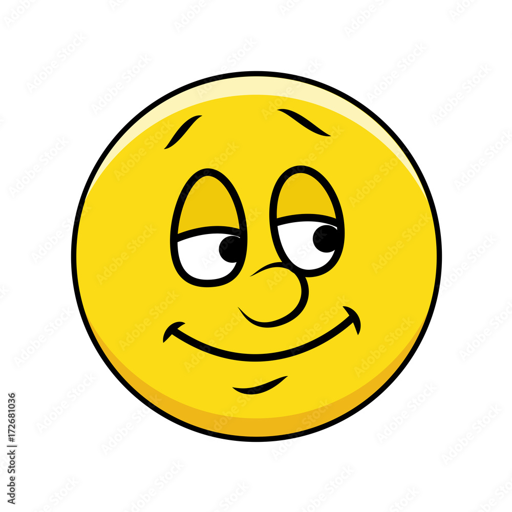 Fototapeta premium Happy Innocent Smiley Vector