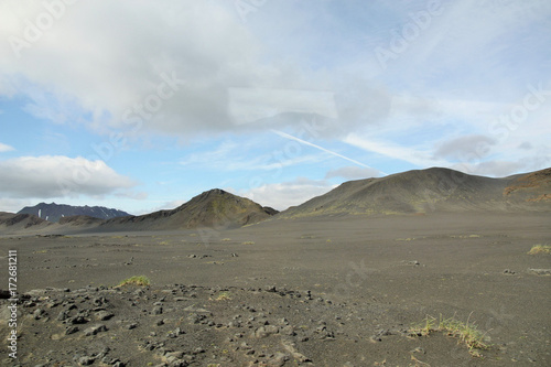 Islande, chaîne de volcans de landmannalaugar