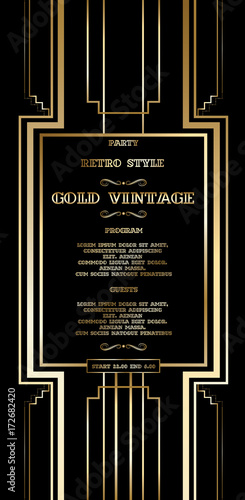 vector retro pattern for vintage party