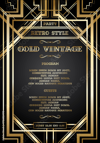 vector retro pattern for vintage party