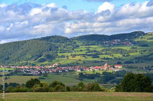 Blick auf Zella in der Rhön