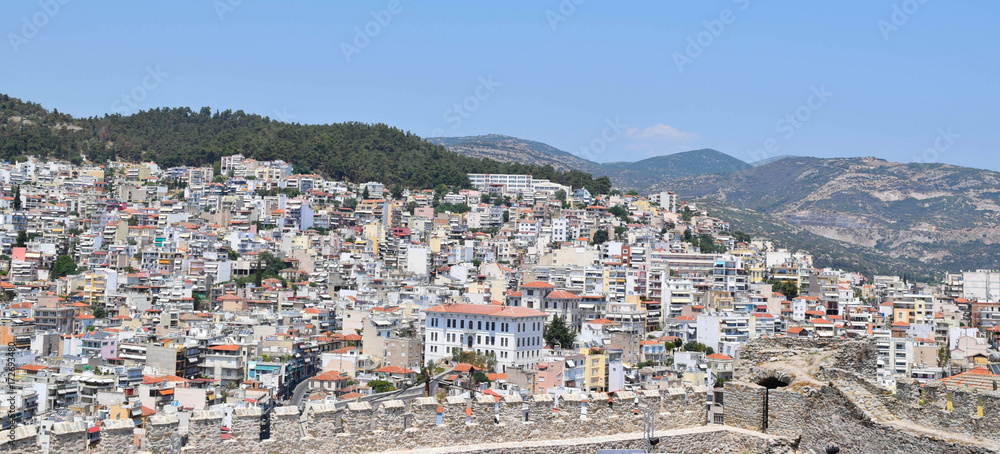 Cityscape Kavala, Greece.