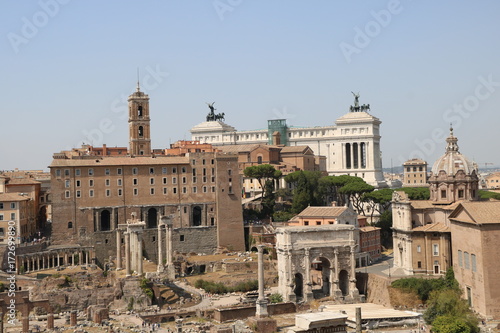 Resti archeologici dei Fori Imperiali. Roma Italia