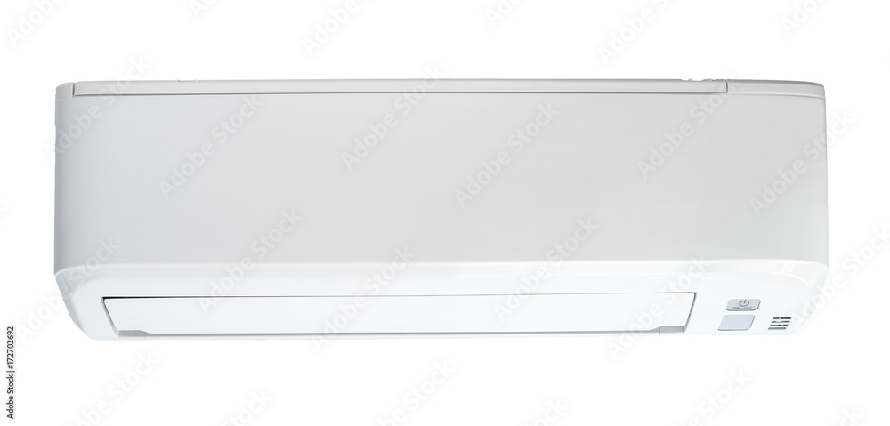 Air conditioner split inverter isolated on white. Air conditioner split inverter isolated on white.