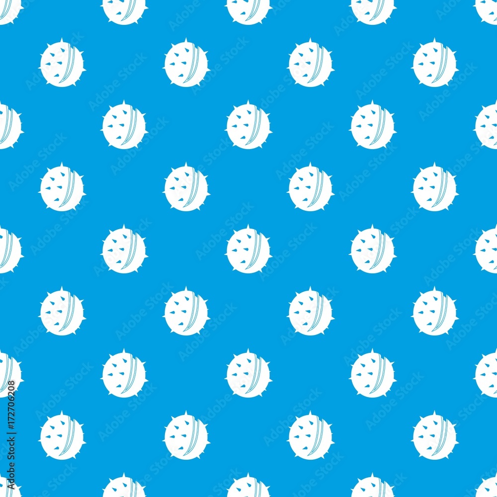 Chestnut pattern seamless blue Chestnut pattern seamless blue