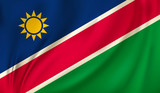 waving flag Namibia