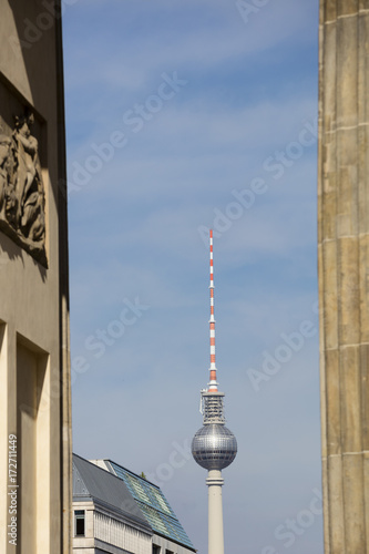 Wallpaper Mural Fernsehturm, Berlin, Deutschland, Europa Torontodigital.ca