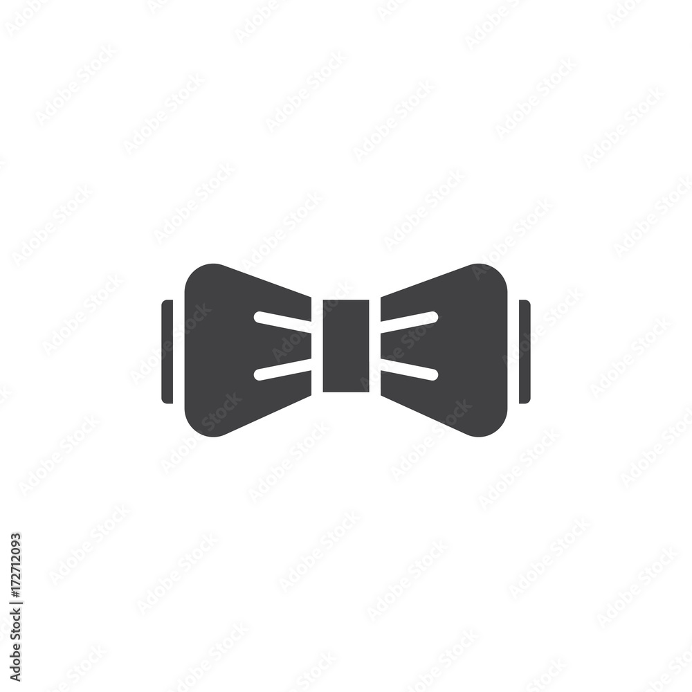 Bow tie icon vector, filled flat sign, solid pictogram isolated on white. Symbol, logo illustration. Bow tie icon vector, filled flat sign, solid pictogram isolated on white. Symbol, logo illustration.