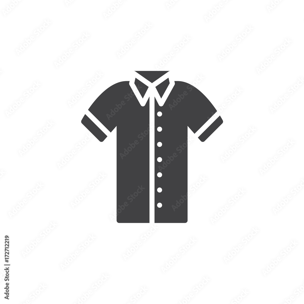 Shirt icon vector, filled flat sign, solid pictogram isolated on white. Symbol, logo illustration. Shirt icon vector, filled flat sign, solid pictogram isolated on white. Symbol, logo illustration.