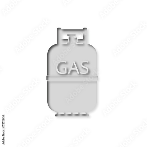Gas bottle icon