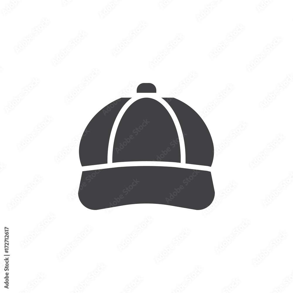 Cap icon vector, filled flat sign, solid pictogram isolated on white. Symbol, logo illustration. Cap icon vector, filled flat sign, solid pictogram isolated on white. Symbol, logo illustration.