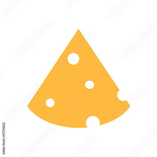 cheese icon- vector illustration
