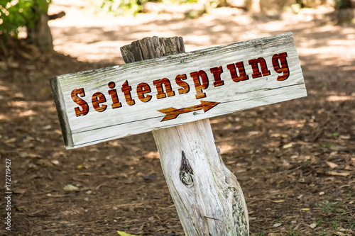 Schild 263 - Seitensprung