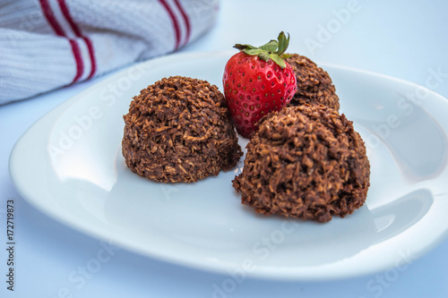 dulce de chocolate con coco