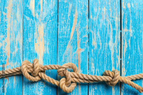 Nautical background with rope