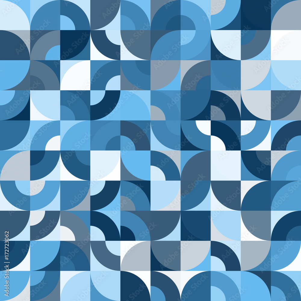Decorative geometric shapes seamless pattern Decorative geometric shapes seamless pattern