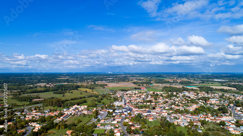 Photographie aérienne d'Arthon en Retz, Loire Atlantique © altitudedrone