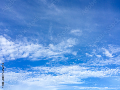 Blue sky with cloud