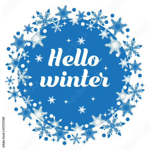 Template for greeting card with handwritten text 