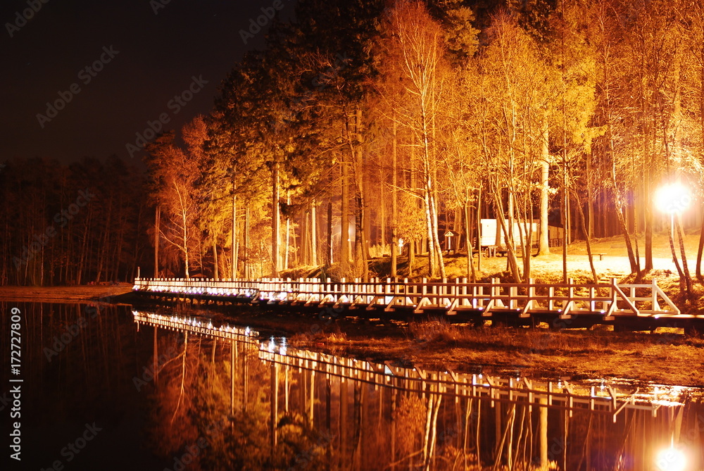 Jezioro Jeleń - obrazy, fototapety, plakaty 