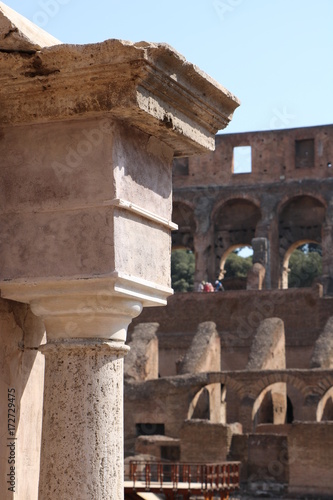 Resti archeologici dei Fori Imperiali. Roma Italia photo