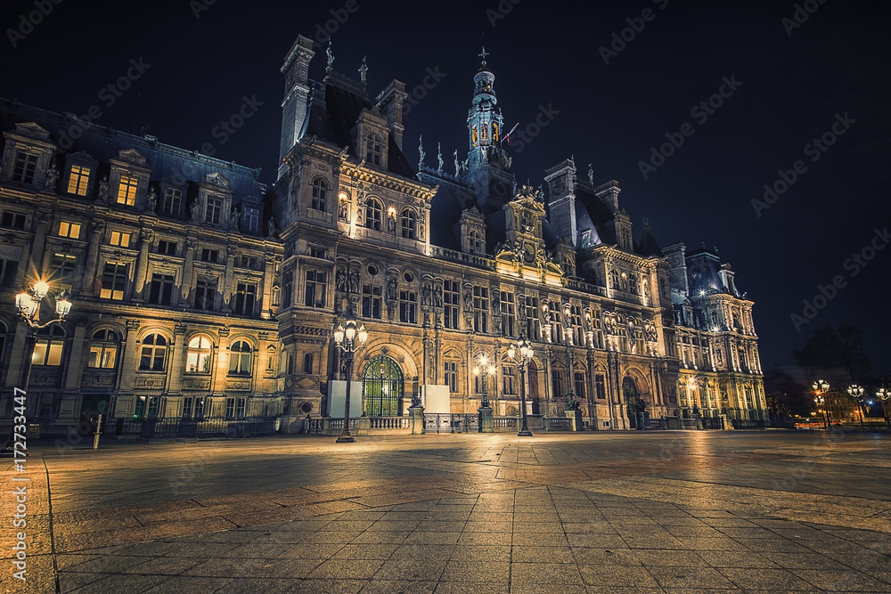 Main city hall in Paris