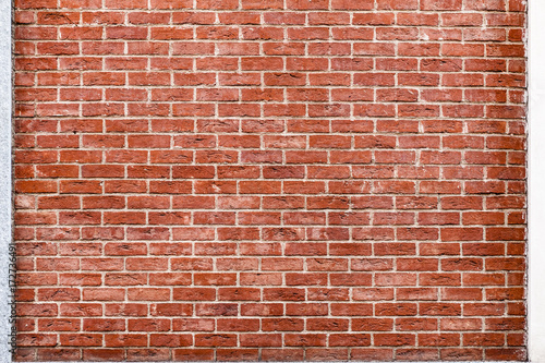 Red Brick Wall Background photo