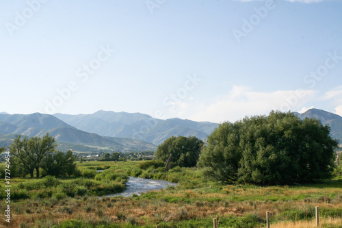 Provo River at Heber Valley, Utah