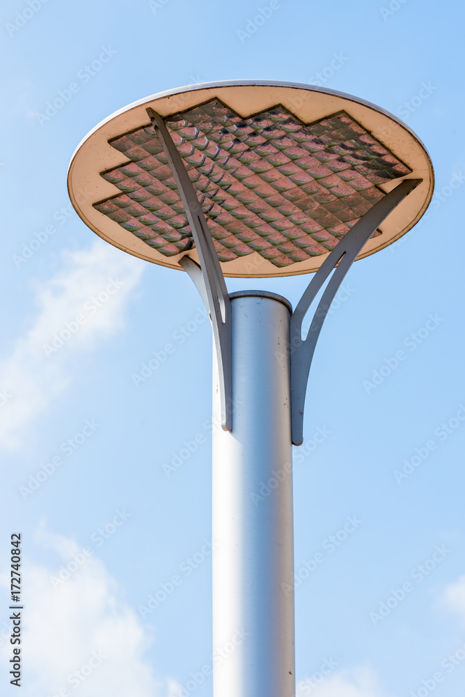 street lamp with reflectors foto de Stock Adobe Stock