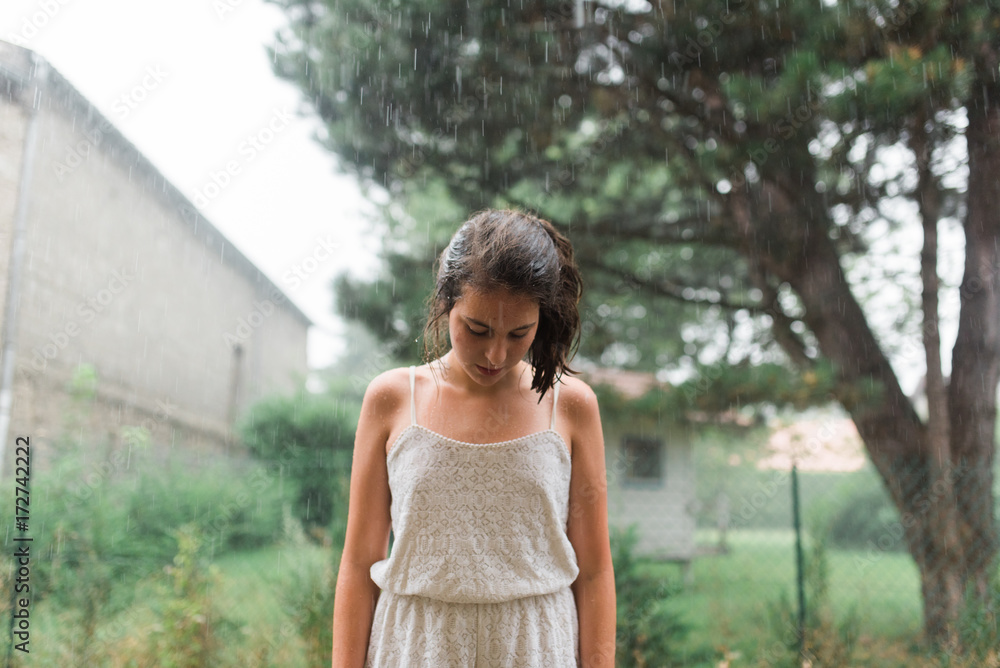 teen in the rain teen in the rain
