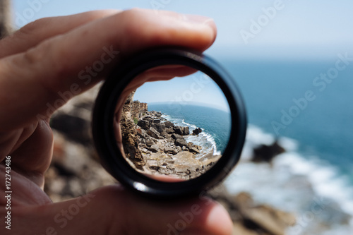 Coast on the Atlantic Ocean, Portugal