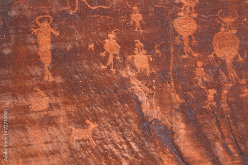 Rock Art along Hwy 279 North of Moab, Ut.  Locals call it the Potash Highway