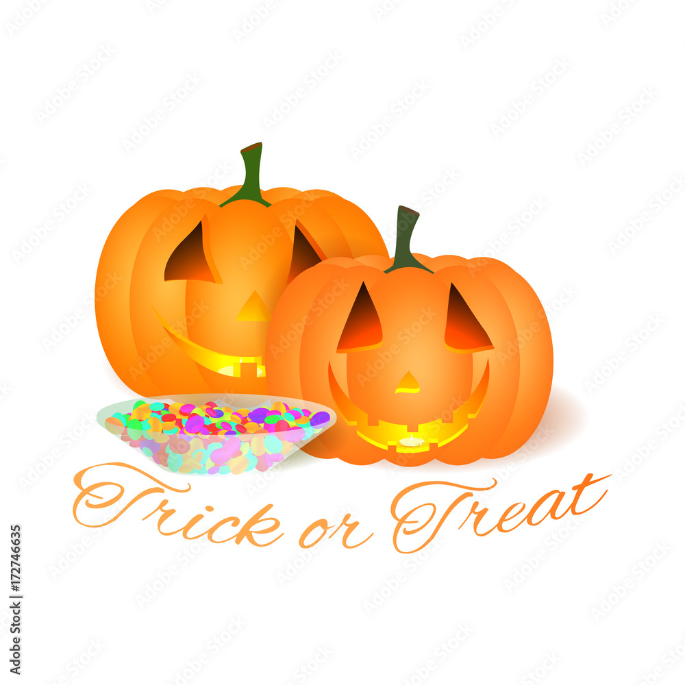 Naklejka premium Halloween elements