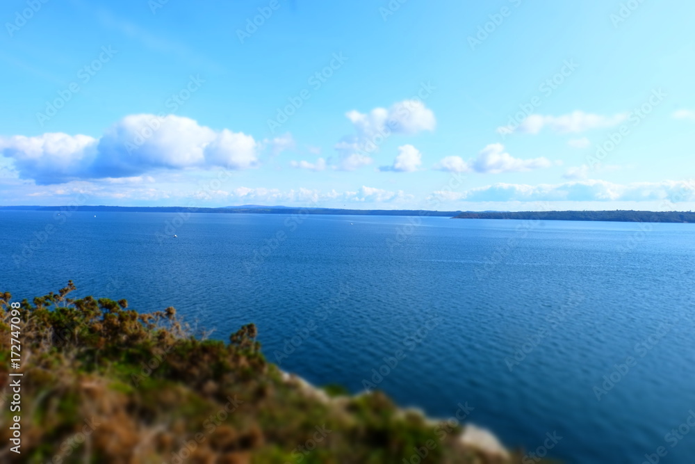 Vue de la Pointe de l'Armorique