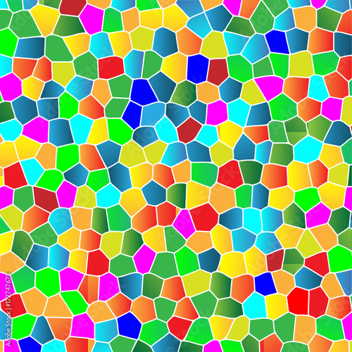 Glass Colorful Mosaic Background