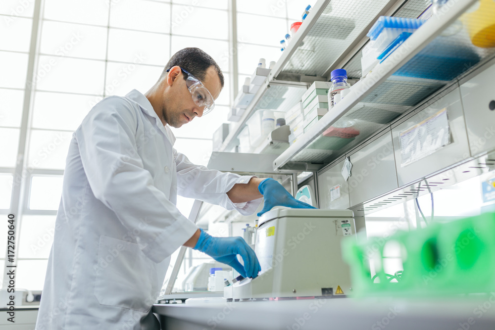 Young Researchers Working in a Professional Laboratory Young Researchers Working in a Professional Laboratory