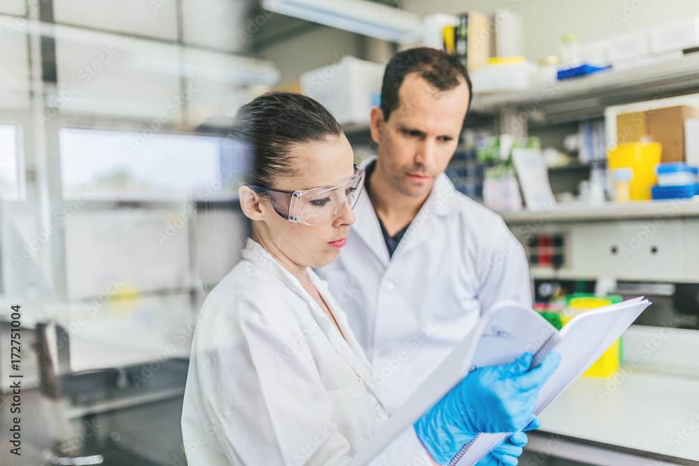 Young Researchers Working in a Professional Laboratory Young Researchers Working in a Professional Laboratory