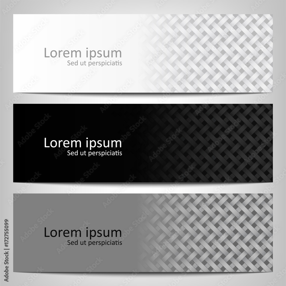Fototapeta premium Abstract monochrome background brochure template.