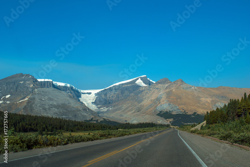 Scenic view of the Canadian Rockies at Banff National Park
