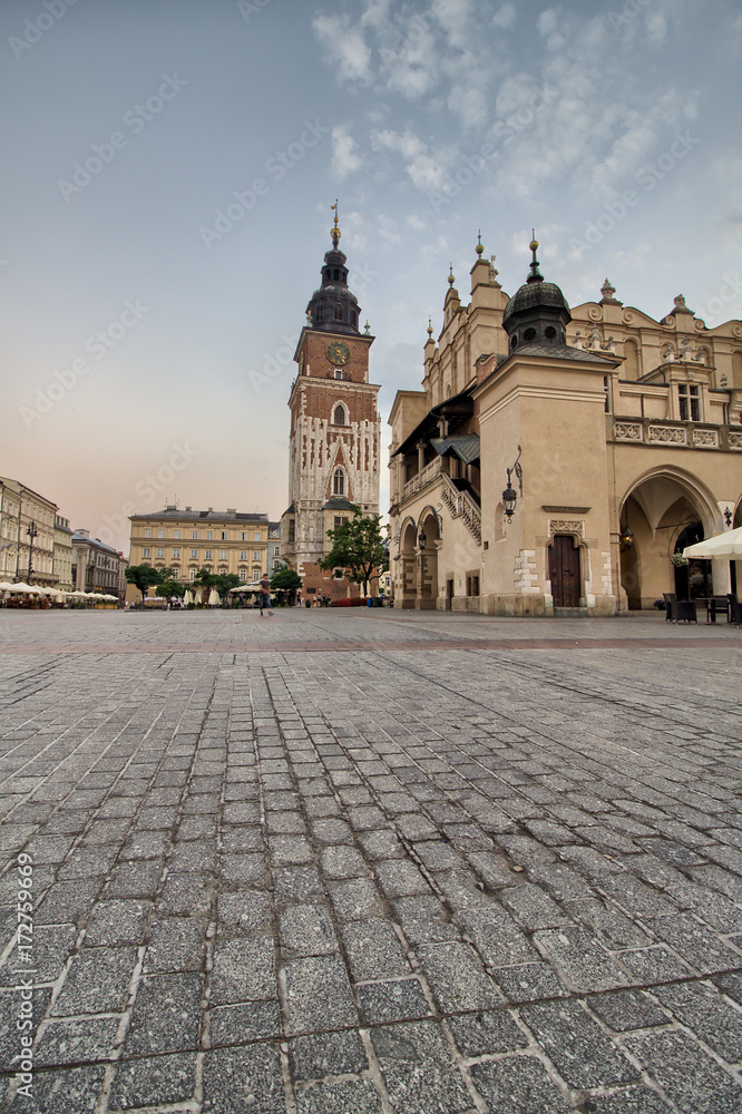 St. Mary's Church on Cracov Krakow Market Square